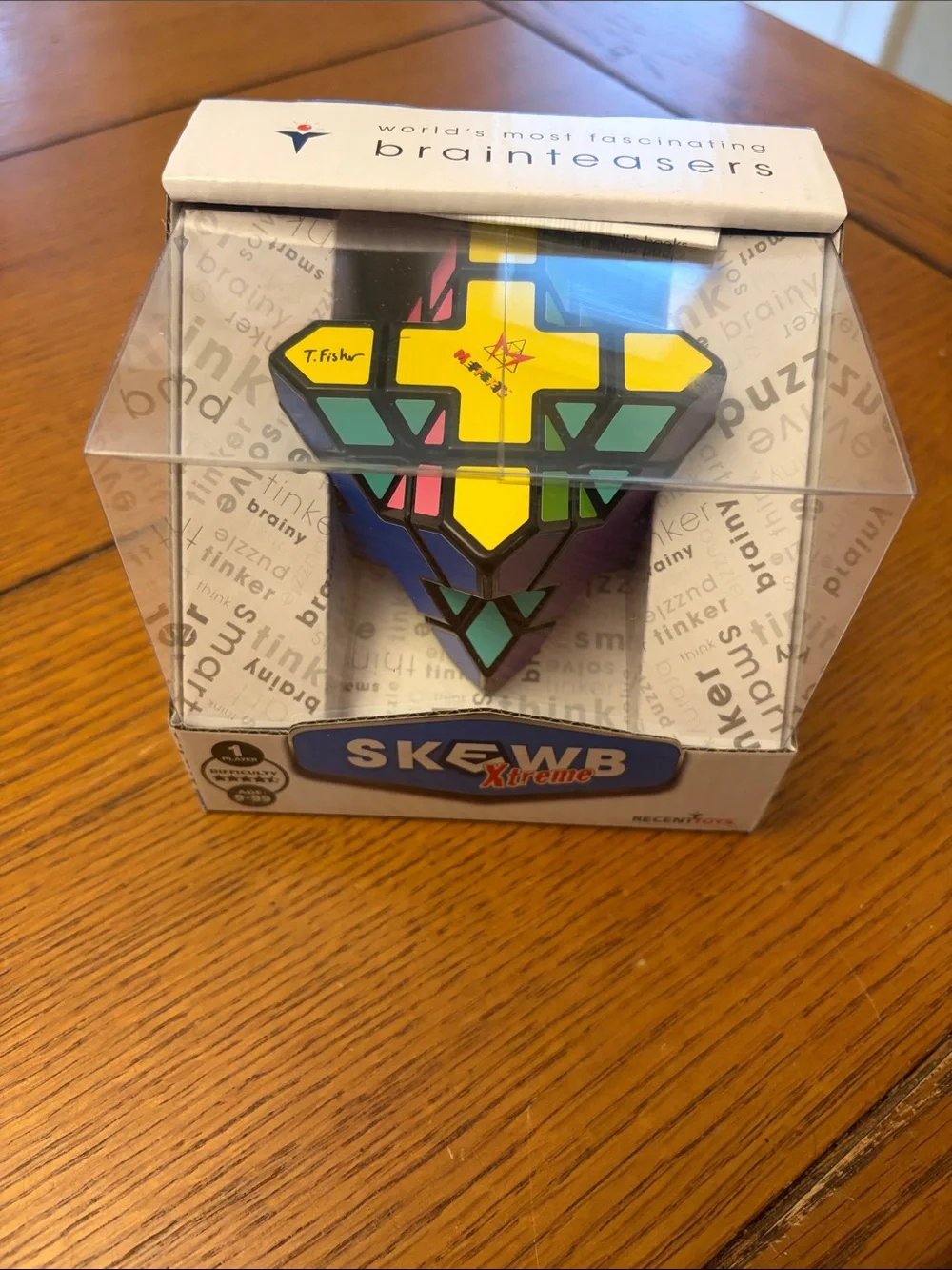Skewb Xtreme Puzzle Toy - Multicolor Brain Teaser